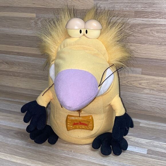 Angry Beavers Norbert Nickelodeon Vintage 1998 Mattel 10" Chomping Plush euc - Picture 11 of 11